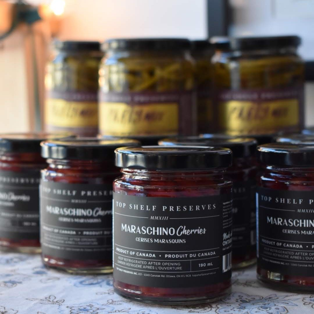 Top Shelf Preserves Maraschino Cherries