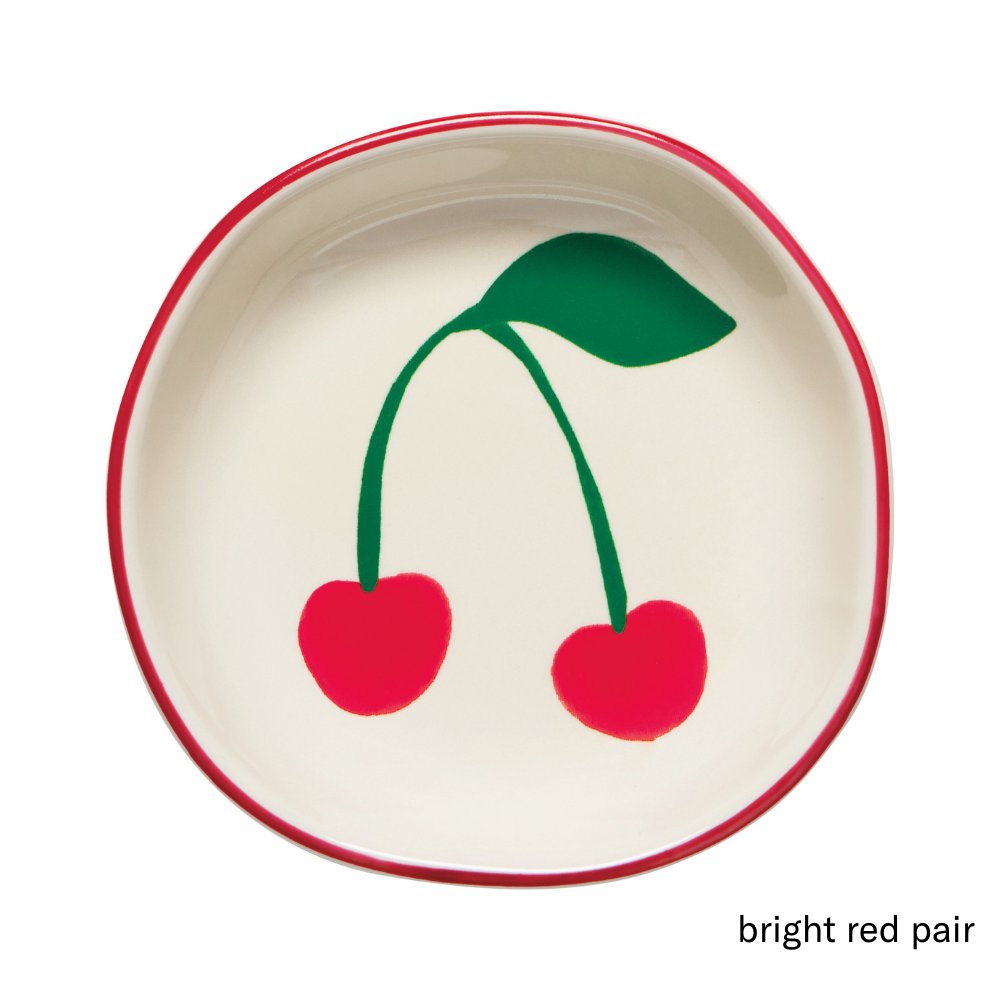 Very Cherry Garnish Bowl (Bright Red Pair)