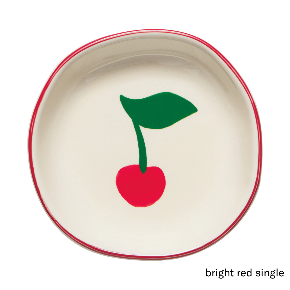 Very Cherry Garnish Bowl (Bright Red Single)