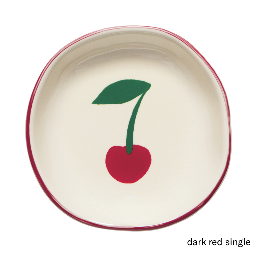 Very Cherry Garnish Bowl (Dark Red Single)
