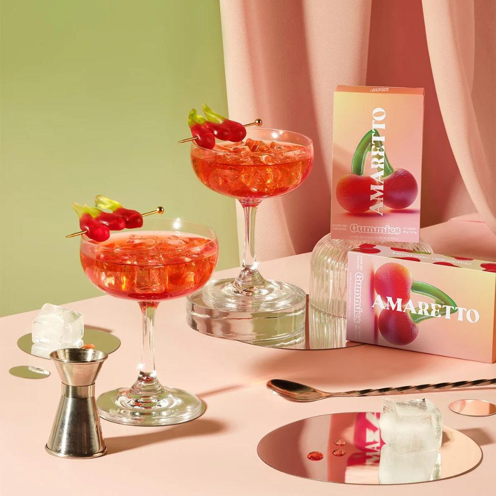 Vesper Cocktail Gummies (Amaretto Cherries)