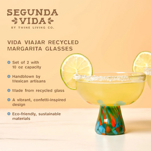 Viajar Margarita Glasses (Set of 2)