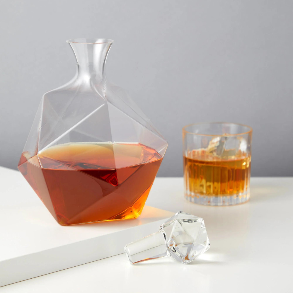 Viski Faceted Decanter
