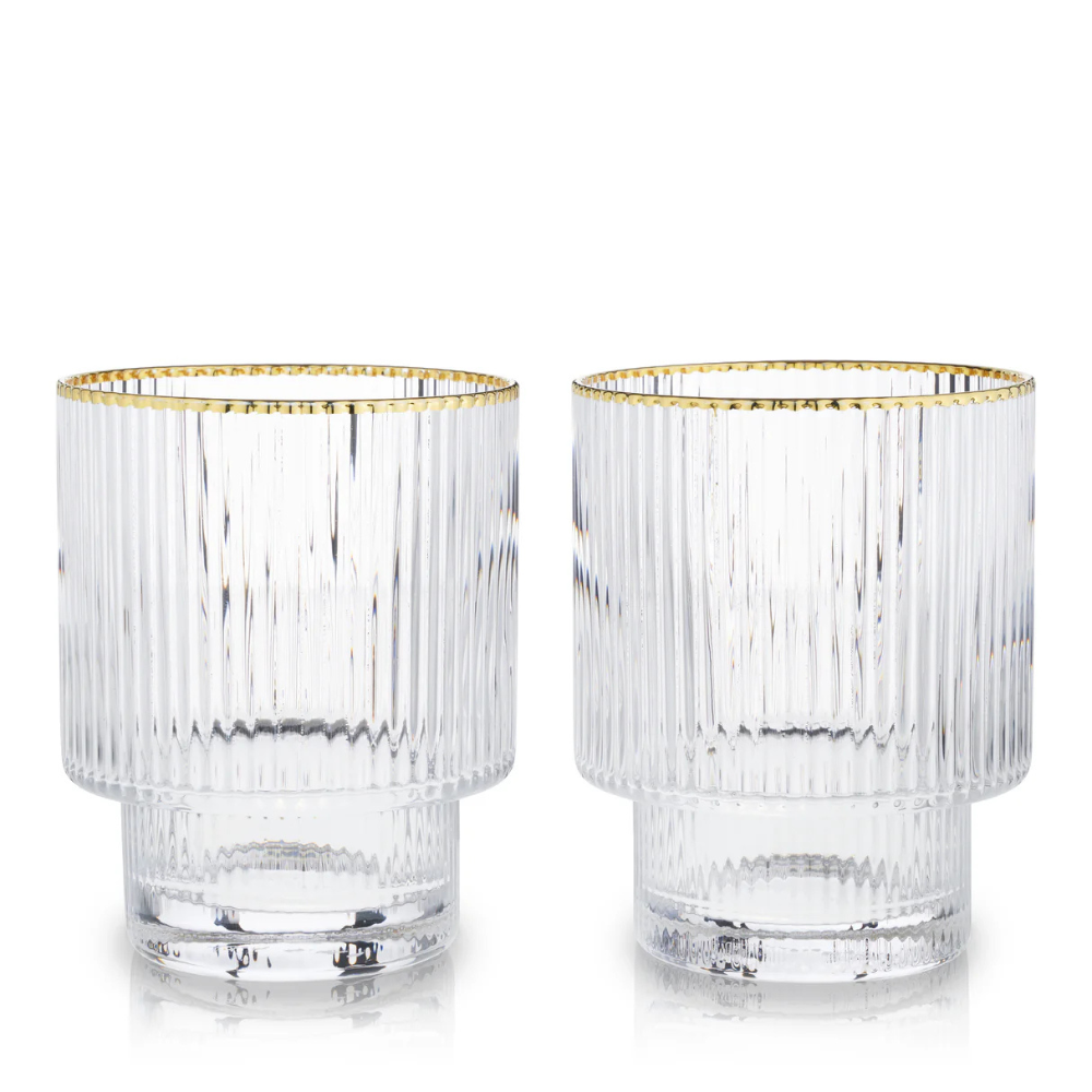Viski Meridian Crystal Tumblers (set of 2)