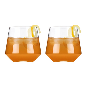 Viski Raye Crystal Tumblers (set of 2)