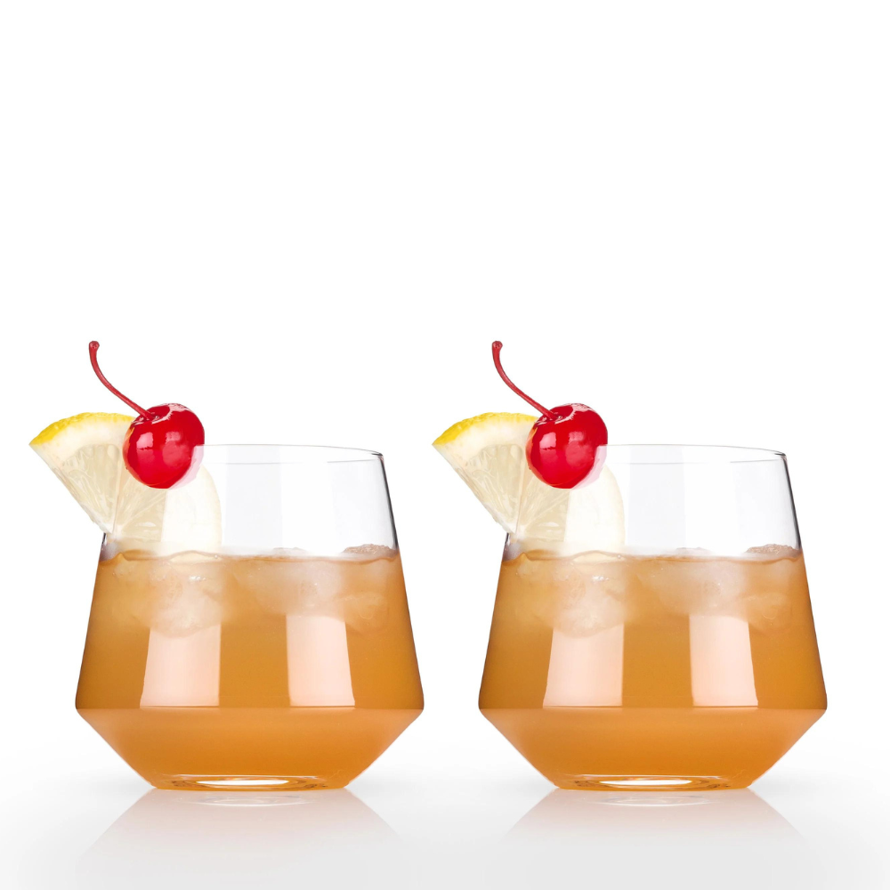 Viski Raye Crystal Tumblers (set of 2)