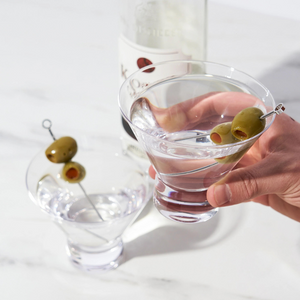 Viski Raye Stemless Martini Glasses (set of 2)