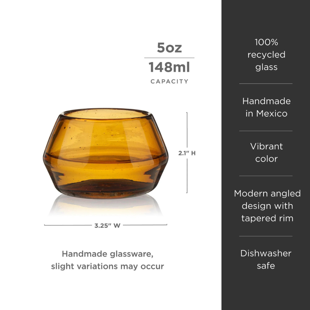 Viski Tequila Copita Glass (Amber)