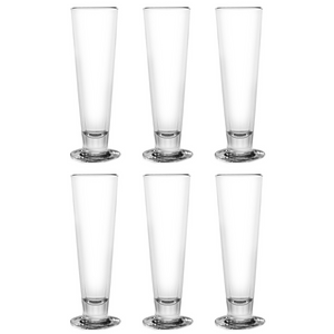 Viva Footed Pilsner Glass set of 6