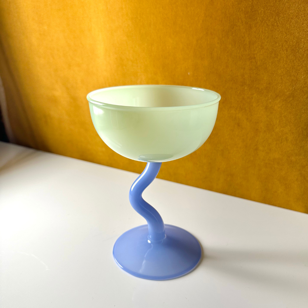 Wavy Stem Coupe (Periwinkle & Sage)