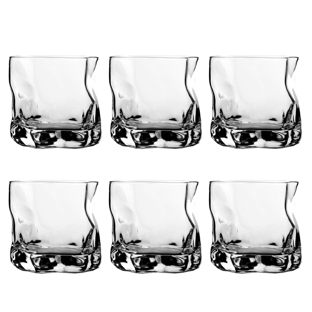 Wavy Tumbler set of 6