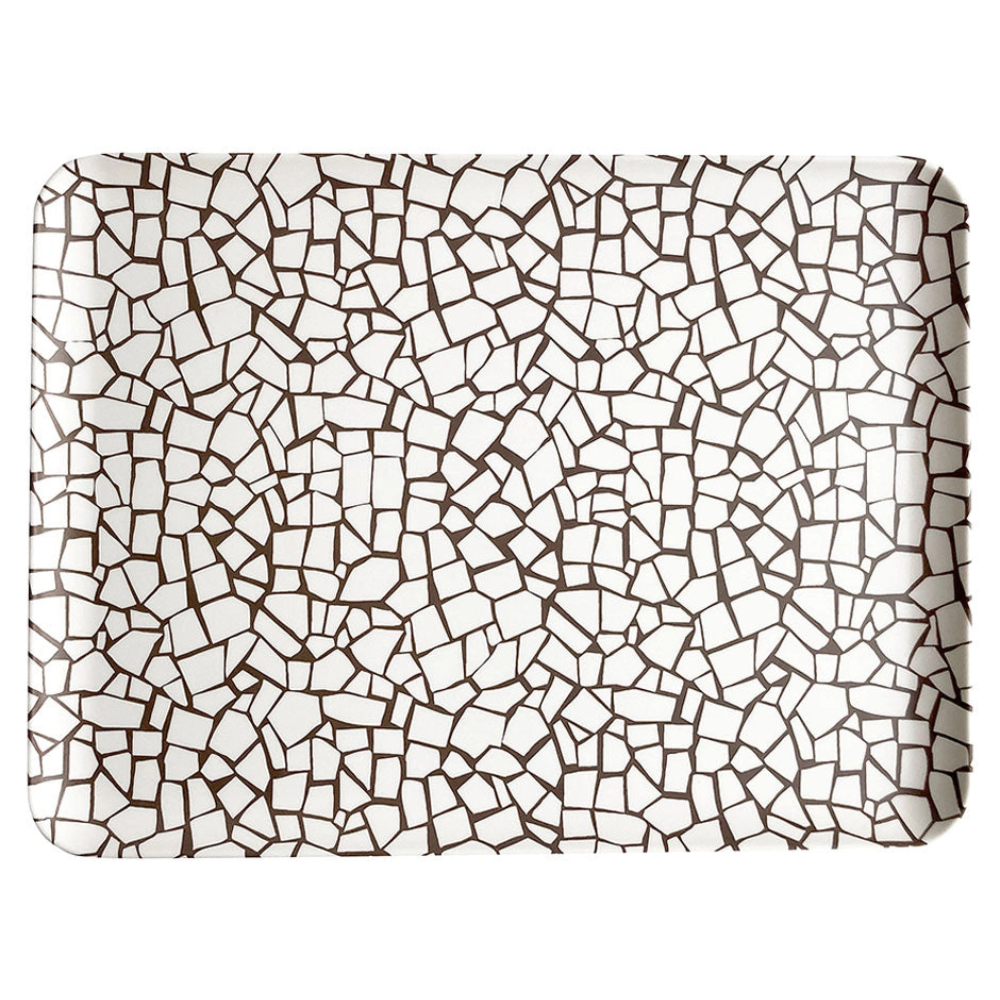 Xenia Taler Large Tray (Crackle Brown)