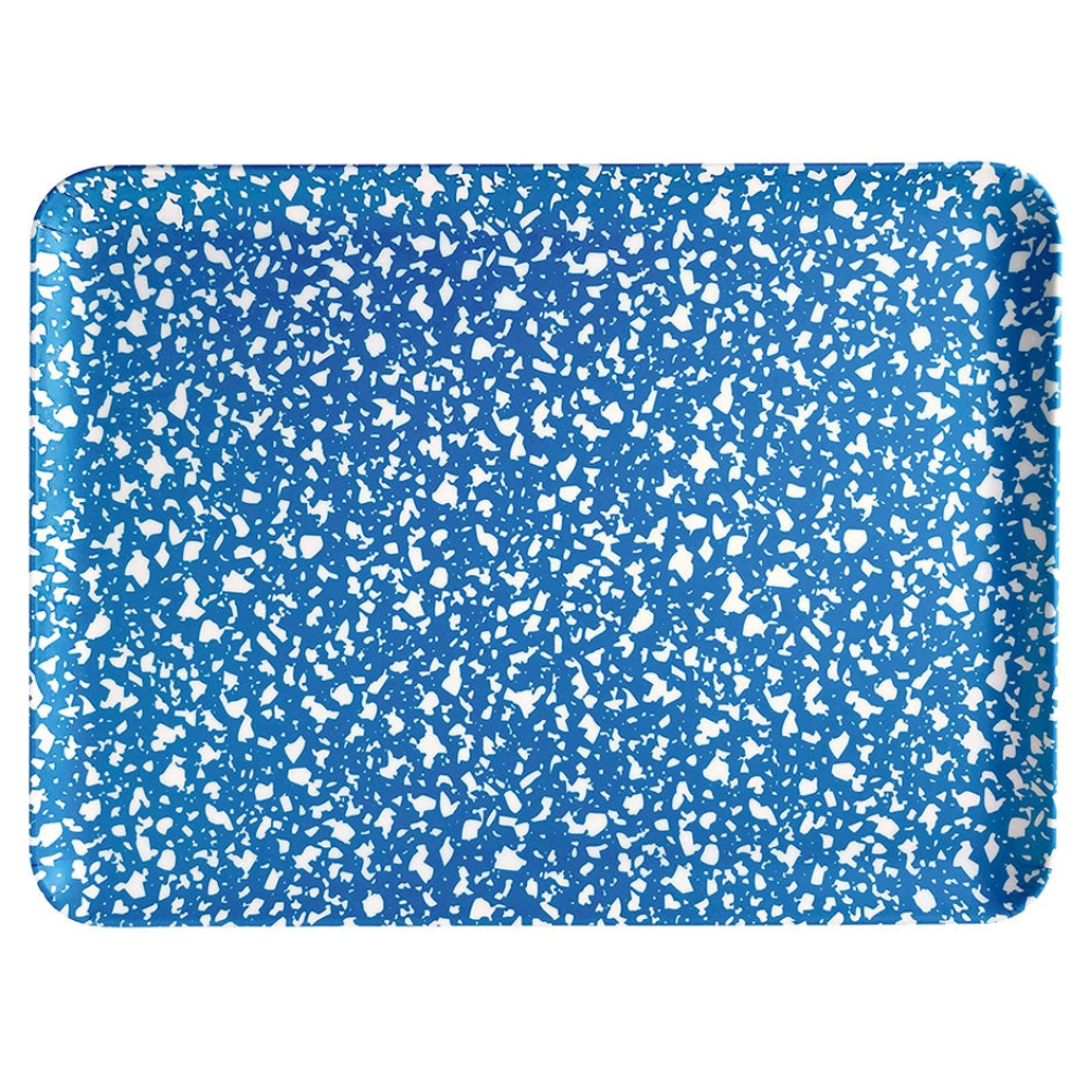 Xenia Taler Large Tray (Terrazzo Blue)