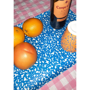 Xenia Taler Large Tray (Terrazzo Blue)