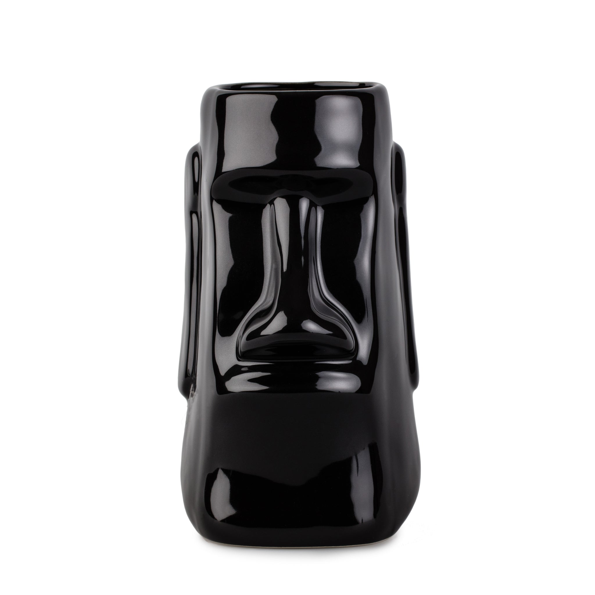 Black Easter Island Tiki Mug