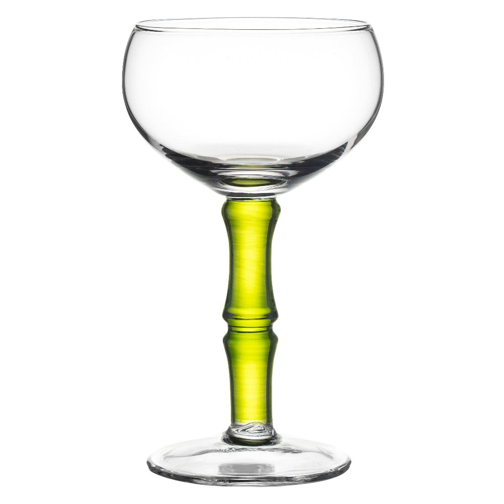 Bamboo Stem Coupe Glass single
