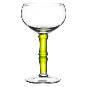 Bamboo Stem Coupe Glass single