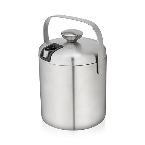 Stainless Steel Ice Bucket with Tongs