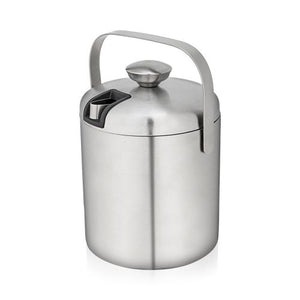 Stainless Steel Ice Bucket with Tongs