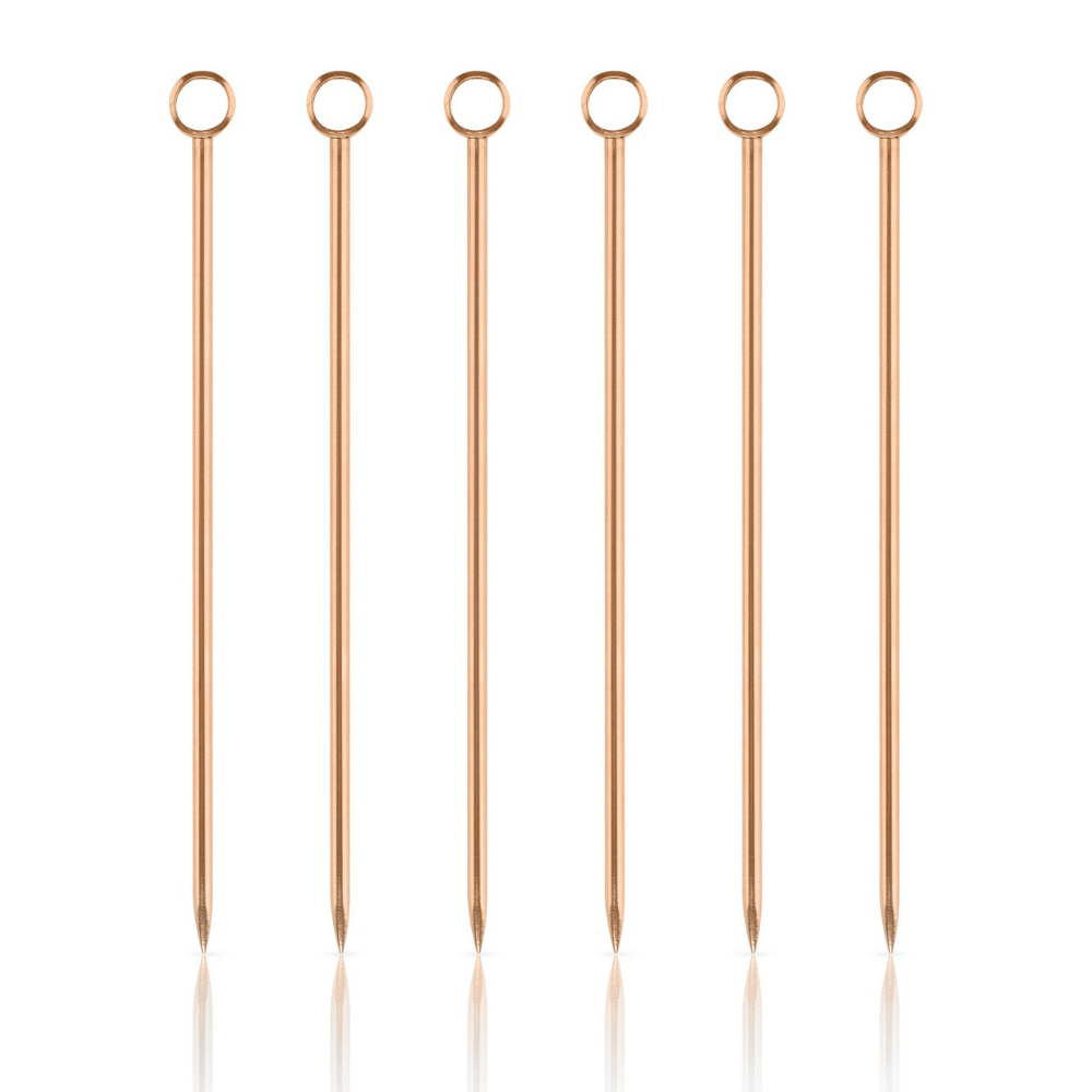 Pin Set Cocktail Copper Cocktail Pins (set of 6) | Cocktail Emporium