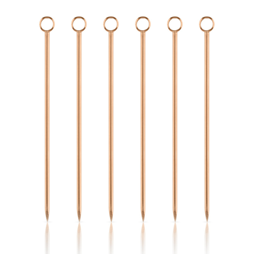 Copper Cocktail Pins (set of 6)