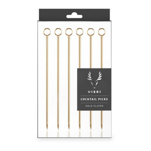 Gold Cocktail Pins (set of 6)