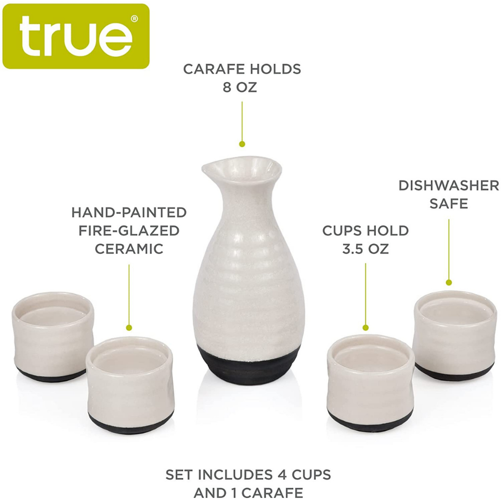 Fire-Glazed Sake Set