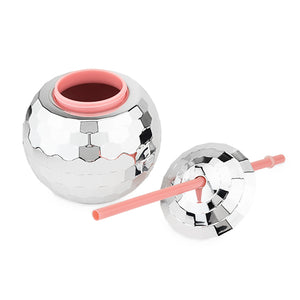 Silver Disco Ball Tumbler