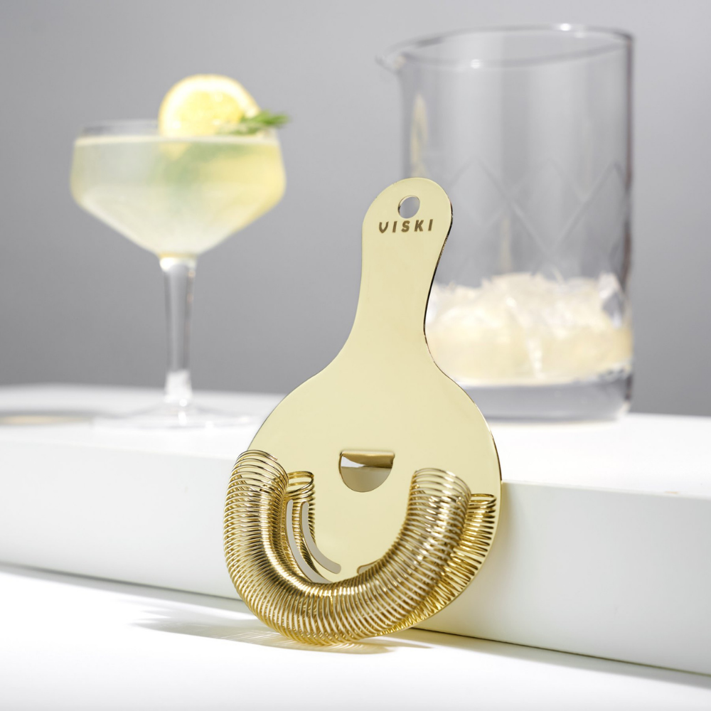 Viski Gold Hawthorne Strainer