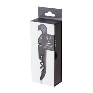 Gunmetal Corkscrew by Viski packaging