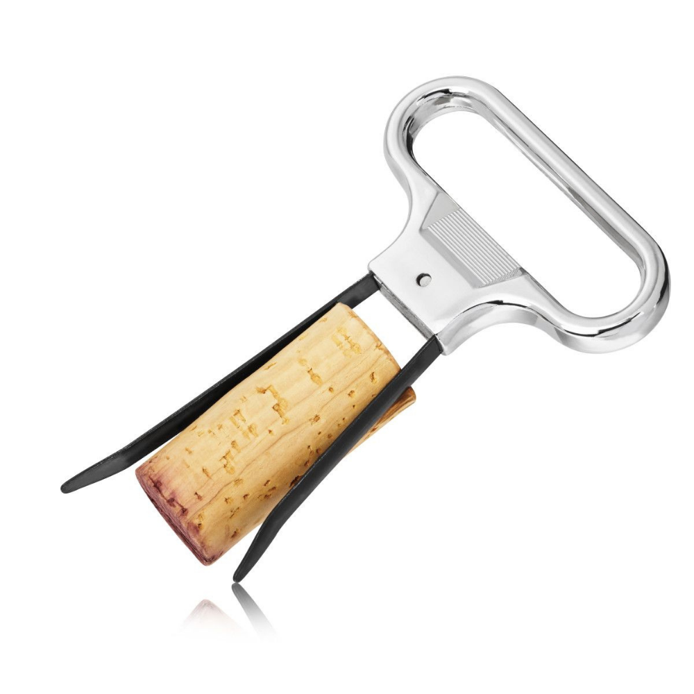 Twin Prong Wine Opener with Chrome Case