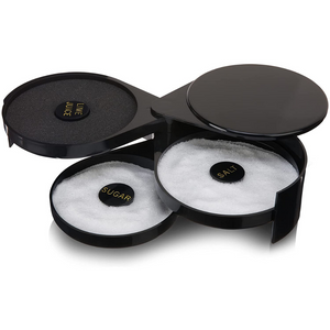 Rimmer Per Cocktail A 3 Livelli - Vassoio Per Sale, Zucchero E Lime, Nero, Per Bar E Casa - Foto 2