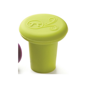 Silicone Wine Stoppers (green)