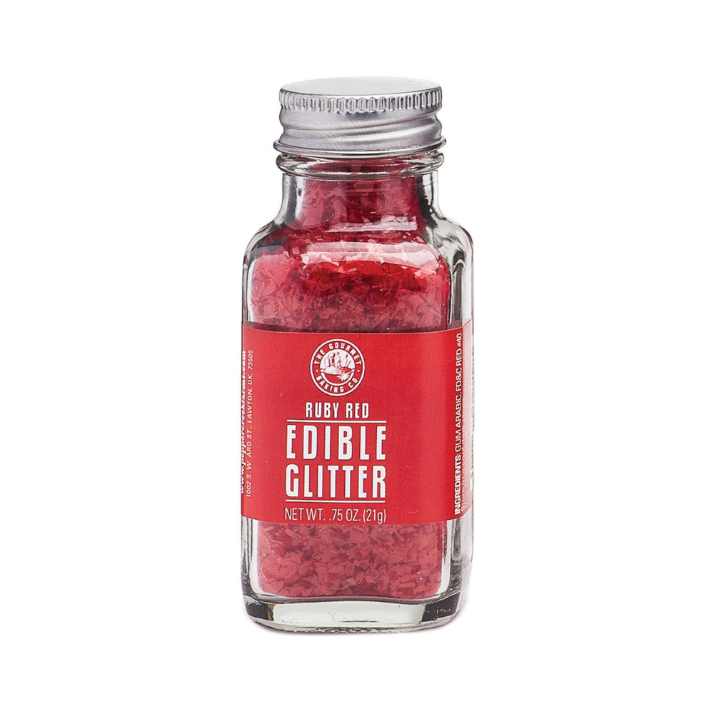 Edible Glitter (Ruby Red)