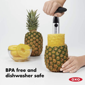 Stainless Steel Ratcheting Pineapple Slicer