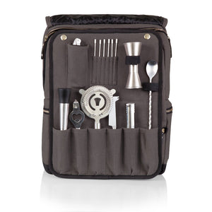 Bar Backpack Portable Cocktail Set - inner flap view