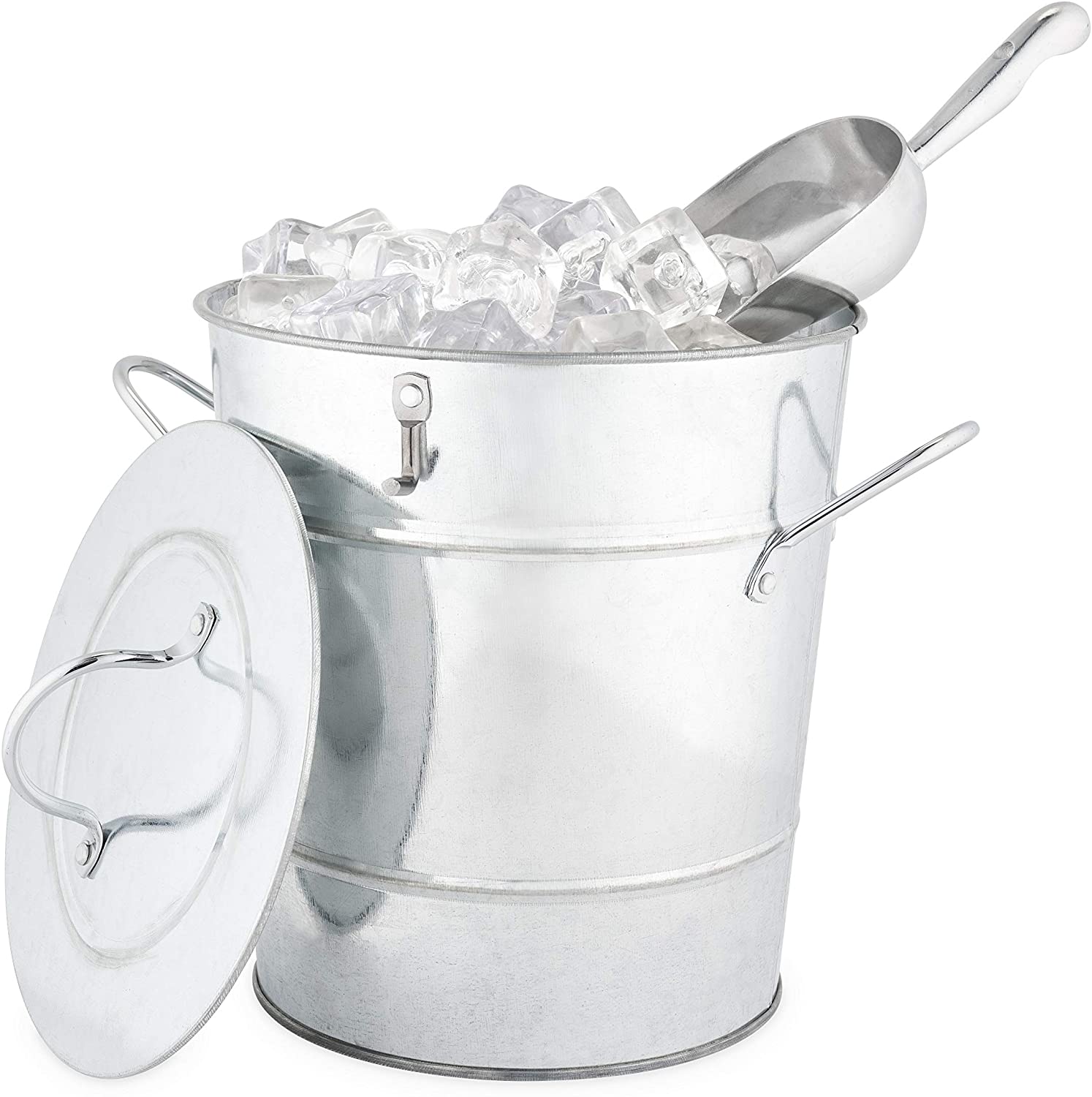 Galvanized Metal Ice Bucket