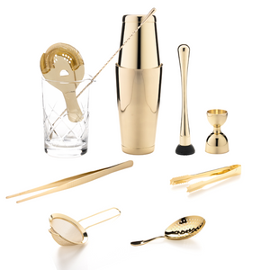 The Cocktail Aficionado Set (Gold) tools Only