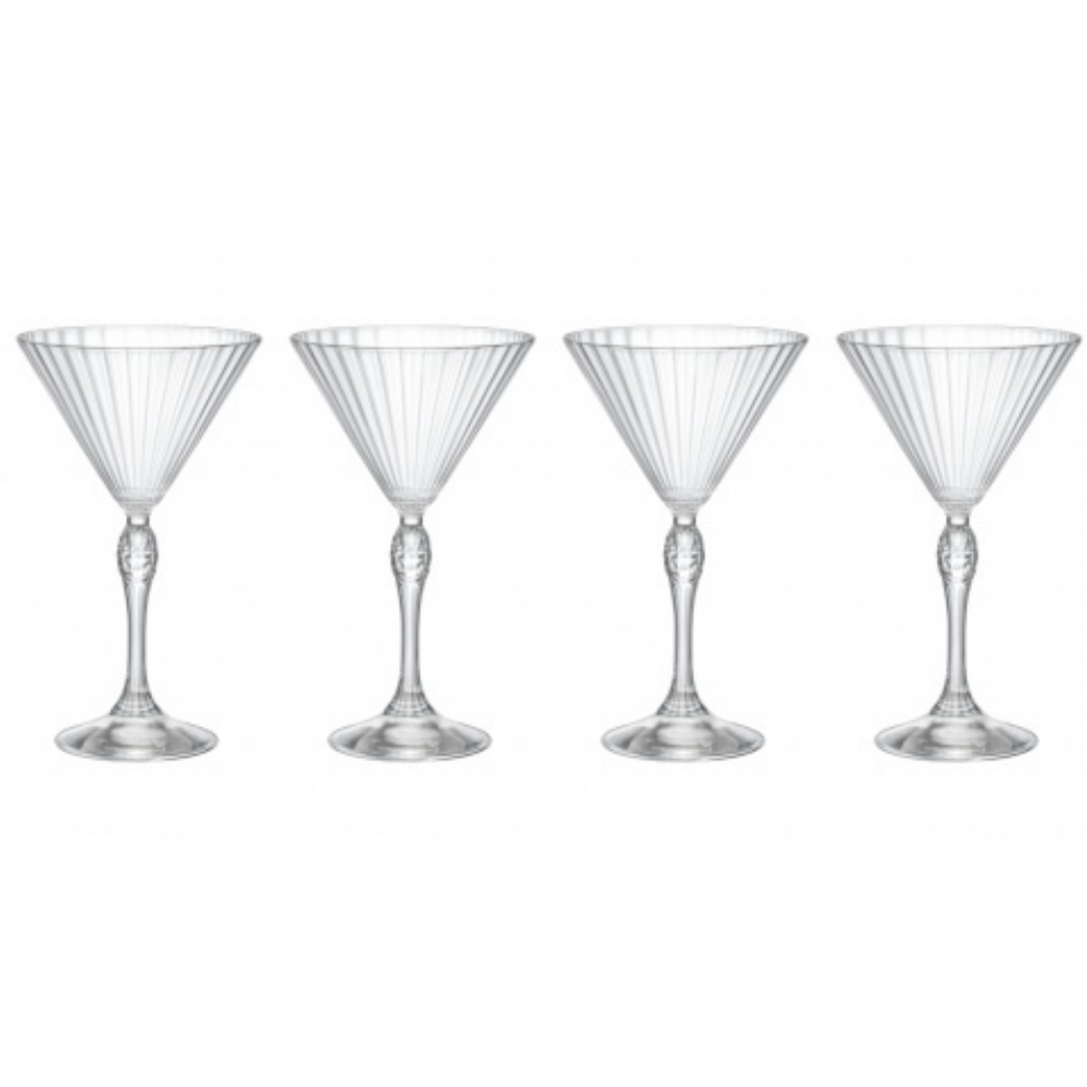 America '20s Martini Glasses (set of 4)