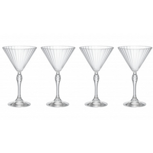 America '20s Martini Glasses (set of 4)