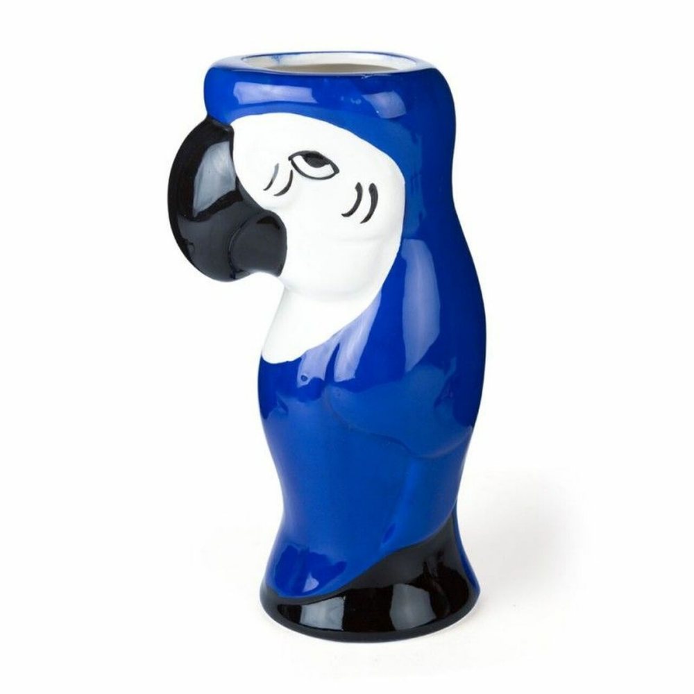 Blue Parrot Tiki Mug