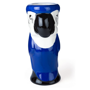 Blue Parrot Tiki Mug