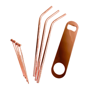 Copper Bar Tool Set with Stand (20 piece)