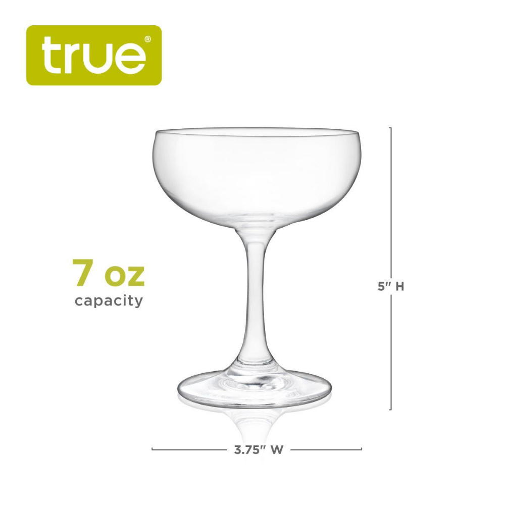 Clear Coupes by True (set of 4)