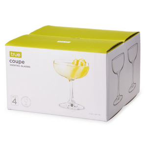 Clear Coupes by True (set of 4)