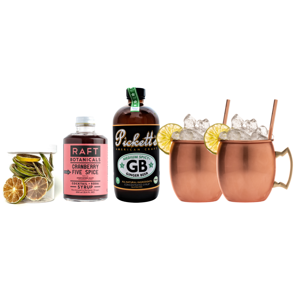 Cranberry Spiced Moscow Mule Set