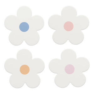 Daisy Soak Up Square Coasters (Set of 4)