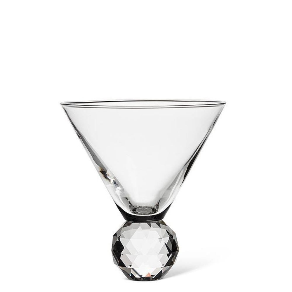 Diamond Ball Martini Glass