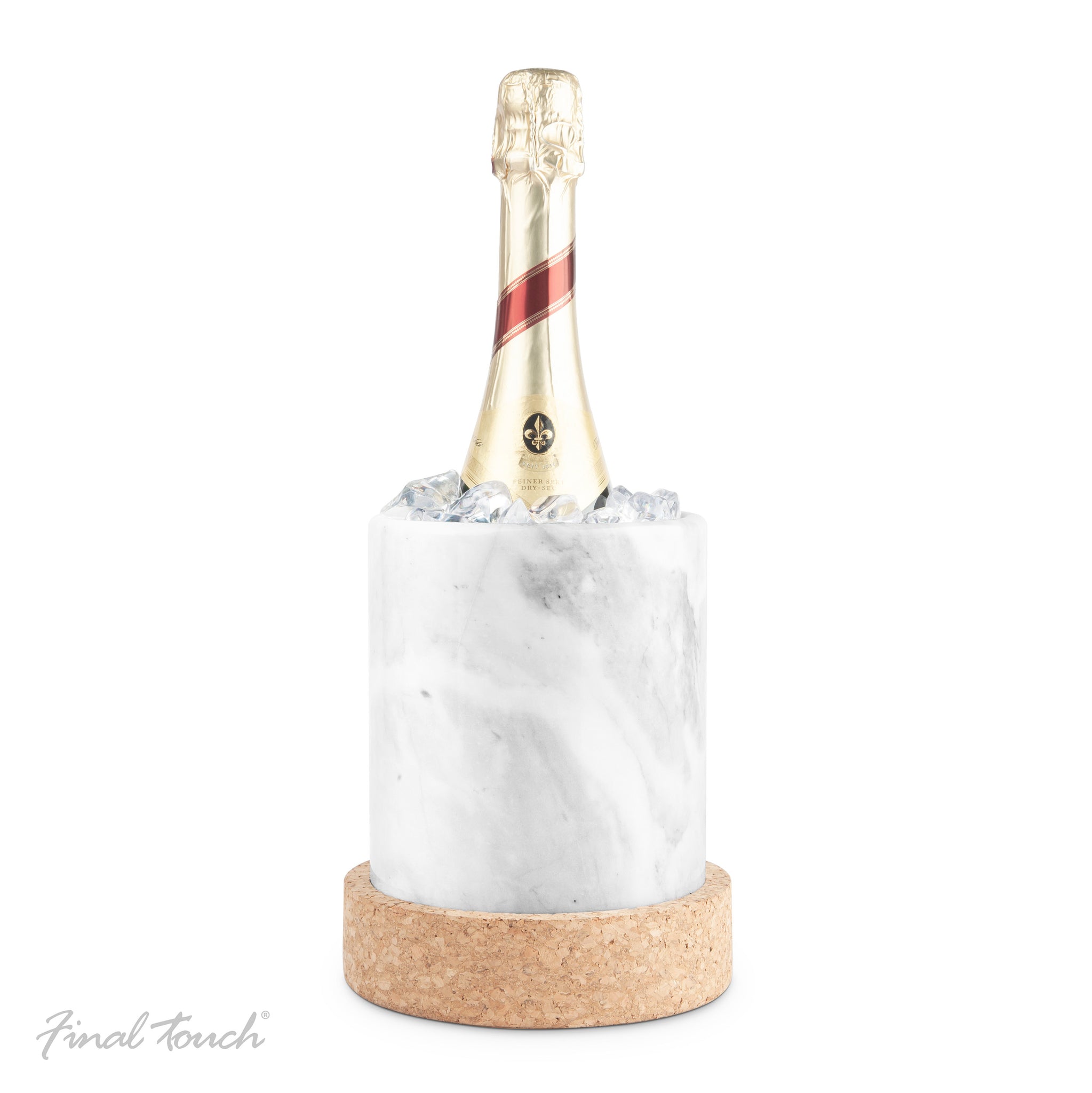 Large Marble & Cork Wine Chiller