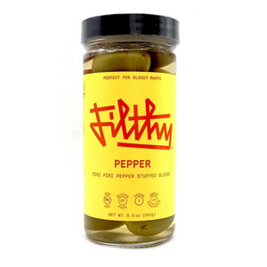 Filthy Pepper Stuffed Olives